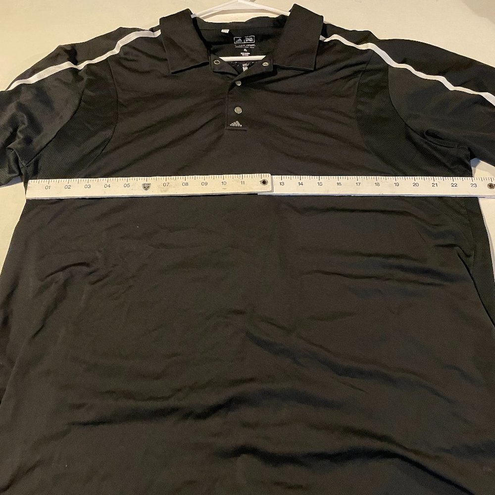 Adidas Pure Motion Coolmax Golf Polo - Size Extra Large (XL), Black